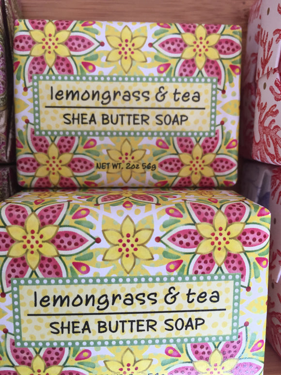 Lemongrass & Tea Shea Butter Soap