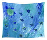 Swimming Turtles - Tapestry