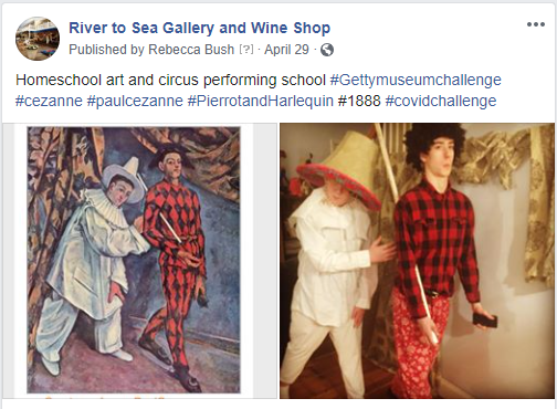 Homeschool art and circus performing school - Paul Cezanne 