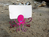 Octopus Free Standing Sculpture - Handpainted & functional - SMALL