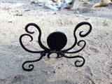 Octopus Free Standing Sculpture - Handpainted & functional - SMALL