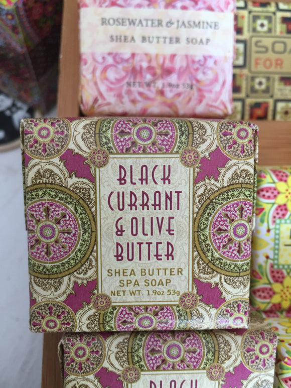 Black Currant & Olive Butter Shea Butter Spa Soap