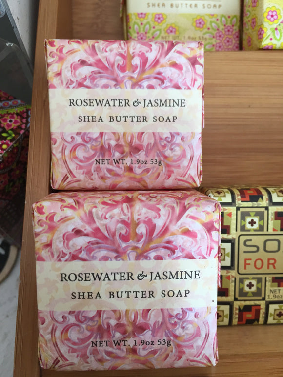 Rosewater & Jasmine Shea Butter Soap