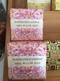 Rosewater & Jasmine Shea Butter Soap