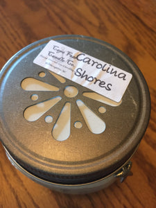 Carolina Shores scented Hand Poured Soy Candle