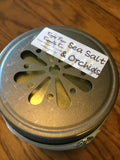 Sea Salt & Orchid scented Hand Poured Soy Candle