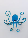 Octopus Free Standing Sculpture - Handpainted & functional - SMALL
