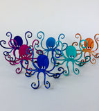 Octopus Free Standing Sculpture - Handpainted & functional - SMALL