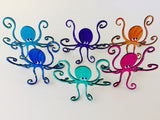 Octopus Free Standing Sculpture - Handpainted & functional - SMALL