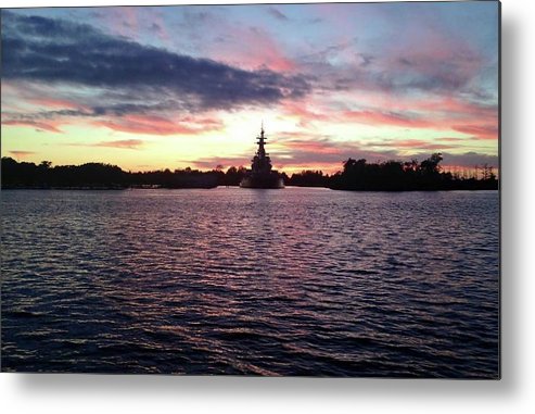 Battleship NC - Metal Print