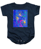 Blowing Bubbles Mermaids - Baby Onesie