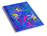 Blowing Bubbles Mermaids - Spiral Notebook
