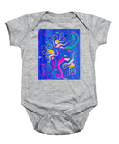 Blowing Bubbles Mermaids - Baby Onesie