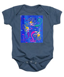 Blowing Bubbles Mermaids - Baby Onesie