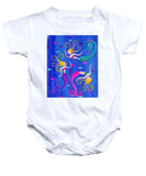 Blowing Bubbles Mermaids - Baby Onesie