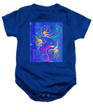 Blowing Bubbles Mermaids - Baby Onesie