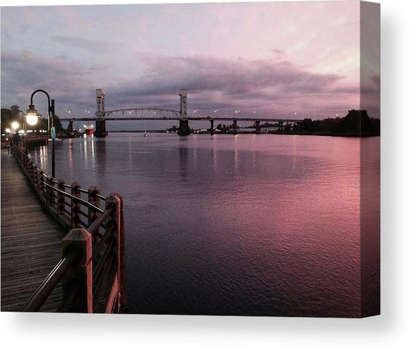 Cape Fear River at Sunset - Canvas Print