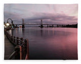 Cape Fear River at Sunset - Blanket