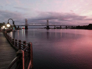 Cape Fear River at Sunset - Art Print