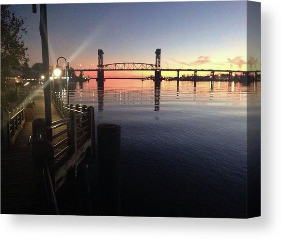 Cape Fear Riverwalk - Canvas Print