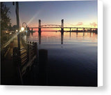 Cape Fear Riverwalk - Canvas Print