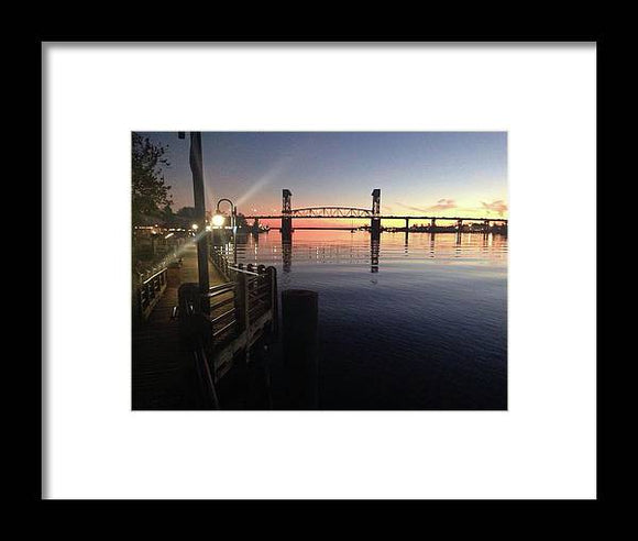 Cape Fear Riverwalk - Framed Print