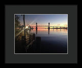 Cape Fear Riverwalk - Framed Print