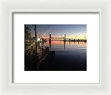 Cape Fear Riverwalk - Framed Print