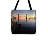 Cape Fear Riverwalk - Tote Bag