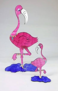 Flamingo Steel Sculpture - MEDIUM