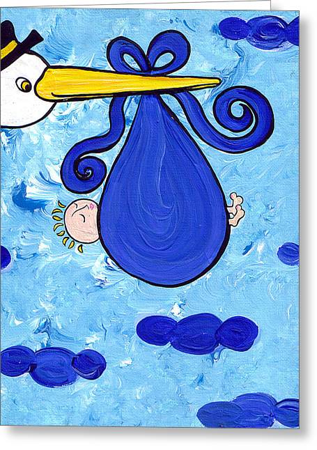 Happy Baby Boy - Greeting Card