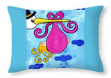 Happy Baby Girl - Throw Pillow