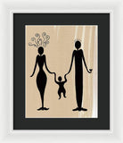 Happy Family One - Framed Print