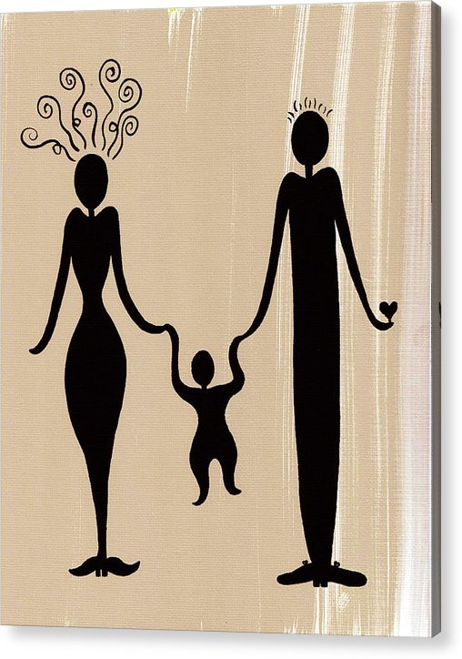 Happy Family One - Acrylic Print