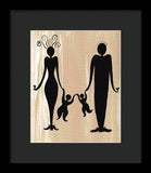 Happy Family Two - Framed Print