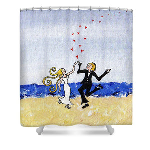 Happy Wedding - Shower Curtain