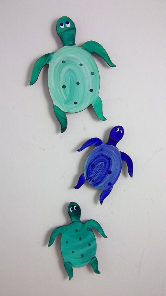 Magnets - Sea Turtle - Super Strong Hand Painted Steel - Small