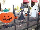 Small Trick or Treat - Halloween Steel Sculpture - Witch