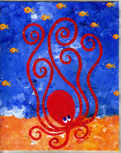 Octopus - hand signed, limited edition print