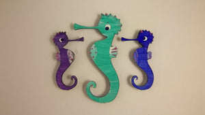 Magnets - Seahorse - Super Strong Hand Painted Steel