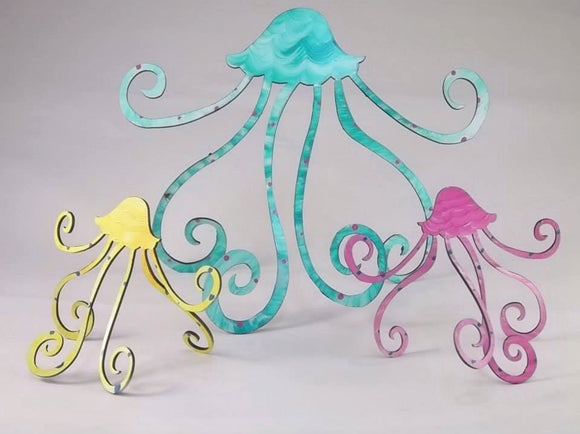 Jellyfish Steel Sculpture - Medium (8