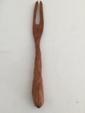 Hand carved fork