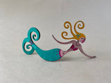 Mermaid Steel Sculpture - Face Down