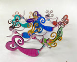 Mermaid Steel Sculpture - Face Up - medium