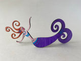 Mermaid Steel Sculpture - Face Up - medium