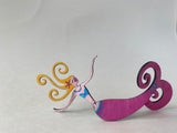Mermaid Steel Sculpture - Face Up - medium