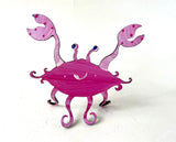 Crab Free Standing Sculpture - hand painted & functional