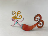 Mermaid Steel Sculpture - Face Down