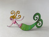 Mermaid Steel Sculpture - Face Down