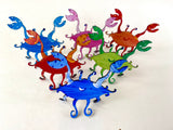 Crab Free Standing Sculpture - hand painted & functional